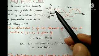 Displacement relation in progressive waves LearnoHubClass1112 [upl. by Uzzi]