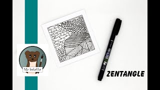 Zentangle  Arts visuels  Cycle 2 cycle 3  Loisirs créatifs [upl. by Fifi]