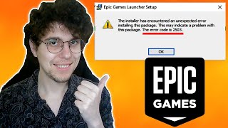 How To Fix Epic Games Error Code 25032502 [upl. by Hoi]