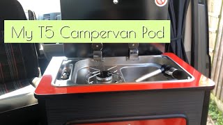 VW T5 Campervan Cooking Pod Unit  Walkthrough amp Setup [upl. by Painter]