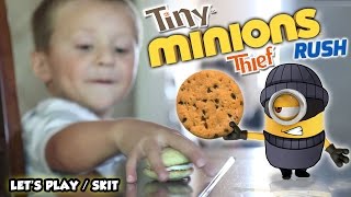 My MINION is a TINY THIEF FGTEEV GAMEPLAY  SKIT w Despicable Me Minions Rush [upl. by Hoseia111]