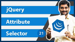 jQuery Attribute Selector  jQuery Tutorial 21 [upl. by Haig]