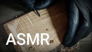 ASMR Wood carving no talking [upl. by Deonne20]