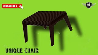 How to make a Unique Wooden Chair 3 AutoCad3D model akd cad solidworks [upl. by Nassah]