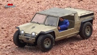 XR311 COMBAT SUPPORT VEHICLE at Woodgrove Ave Scale RC offroad terrain [upl. by Jaunita410]