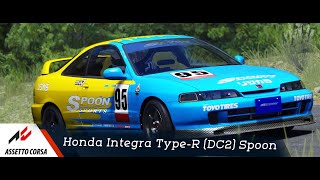 Assetto Corsa  Honda Integra TypeR DC2 Spoon  Gunma Gunsai Touge  LINKS [upl. by Atinej]