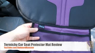 Termichy Car Seat Protector Mat Review From Baby Car Seats [upl. by Ailema]