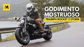 Triumph Rocket 3 Storm il test del mostro dal cuore grande [upl. by Greenberg]