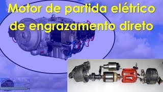 Motor de partida elétrico de engrazamento direto [upl. by Krishna343]