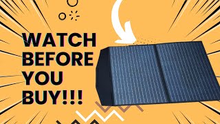 Review of Allpowers Foldable Solar Panel 100W [upl. by Cilurzo]