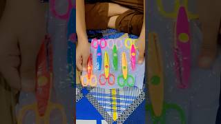 Let’s unbox hoatzin trendy scissors   craftsupplies music alibi song [upl. by Russi]