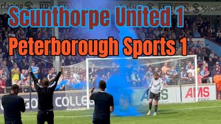 Scunthorpe United 11 Peterborough Sports [upl. by Bessy]