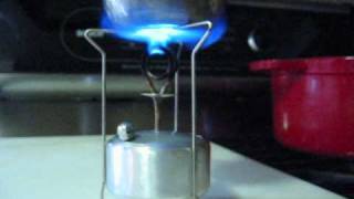 Miniature alcohol coil pressure stove [upl. by Asenaj]