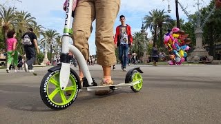 Hudora Bold Wheel Cushion 230 Kick Scooter [upl. by Randa]