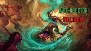 Diablo 3 Reaper of Souls  ► Build Helltooth Witch Doctor patch 241 VOD [upl. by Gosselin]