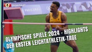 Olympische Spiele 2024  Highlights der ersten LeichtathletikTage [upl. by Schach]