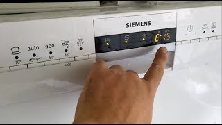 How to reset a Siemens dishwasher SN6… [upl. by Leicam]