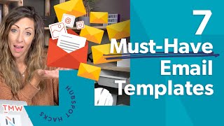 7 HubSpot Email Templates Youll Wish You Had Sooner [upl. by Gurango]