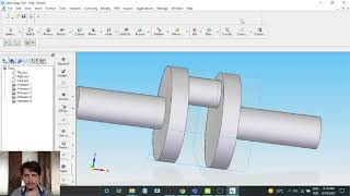 Crankshaft  Solid Edge V20 [upl. by Odnuges]