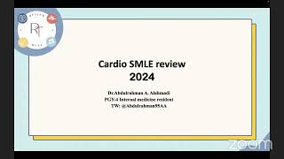 SMLE review course 2024  Cardiology  DrAbdulrahman Alahmadi [upl. by Nikal]