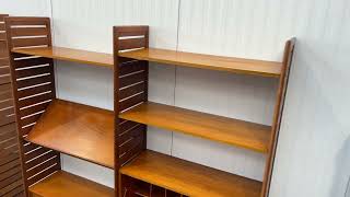 2 Bay Mid Century Ladderax Shelving [upl. by Mailliw171]