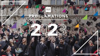 Proclamations des diplômées et diplômés ULB 2023  Droit  11 octobre 14h00 à 19h30 [upl. by Gothurd805]