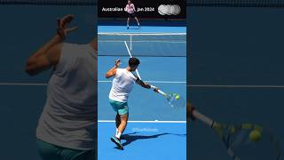 Carlos Alcaraz’s Forehand Evolution 2024 in Slow Motion [upl. by Laeno]