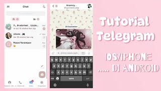 Tutorial telegram IOS di android mdgram V17 📱 [upl. by Katuscha]