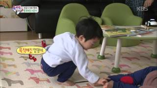 HIT 슈퍼맨이 돌아왔다  이서준 방귀대장 뿡뿡이 등극하나…이휘재 ‘폭소’ 20150222 [upl. by Tnomyar733]