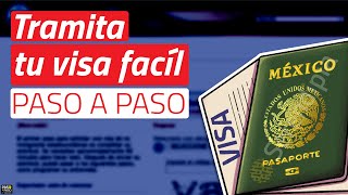 Solicitar la visa a Estados Unidos desde México tutorial paso a paso [upl. by Egin]