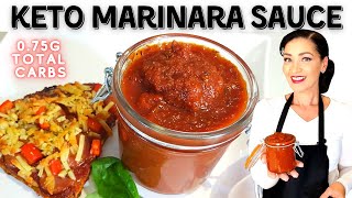 Keto Marinara Sauce Recipe  0g Net Carb [upl. by Halilad]