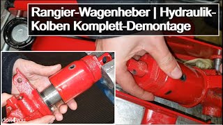 RangierWagenheber – HydraulikKolben KomplettDemontage  DIY  How To  TUTORIAL [upl. by Rafter892]