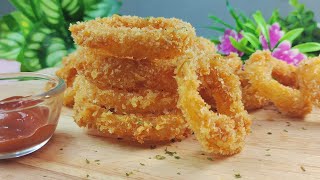 How to make onion rings  Homemade recipe [upl. by Licna]