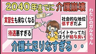 2040年までに介護崩壊する【ガルちゃんまとめ】【人材不足】 [upl. by Notnerb335]