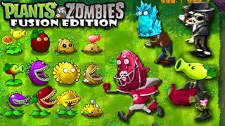 Plants Vs Zombies FUSION EDITION  RH  v12 l Adventure Level 1 to 6 l Gameplay [upl. by Davide]