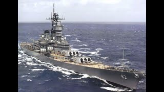 Under Siege 1992 The Battleship USS Missouri BB63 16quot Guns Attacks Stolen North Korean Submarine [upl. by Cavil]