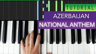 National Anthem Of Azerbaijan Piano Tutorial [upl. by Trixi]