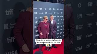 Elton John is in Toronto for the premiere of his film quotNever Too Latequot at TIFF TIFF24 Toronto [upl. by Abehsat]