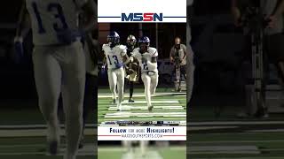 Pick 6 to open the A Game magnoliafields football highlights interception [upl. by Fredek648]