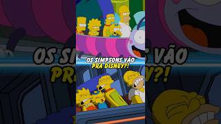 OS SIMPSONS VÃO PRA DISNEY simpsons thesimpsons shorts homer bart [upl. by Latsyc]