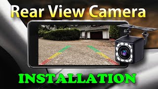 Rear View Camera in Cars  Complete Installation [upl. by Odnalor147]