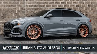 Urban Automotive Audi RSQ8  AG Luxury AGL67 Wheels  Butler Tire [upl. by Aitsirt]