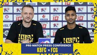 KBFC vs FCG  ISL 10  PreMatch Press Conference  Kerala Blasters [upl. by Einnek]