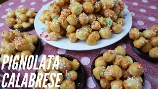 PIGNOLATA calabrese STRUFFOLI  RICETTA TRADIZIONALE [upl. by Eelsel659]