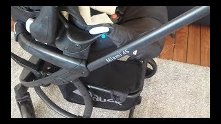 how to take out baby car seat in hauck miami 4s baby carrier [upl. by Rheingold]