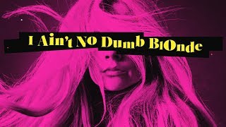 Avril Lavigne feat Nicki Minaj  Dumb Blonde Lyric Video [upl. by Nade]