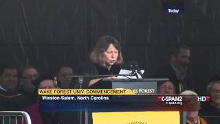 Jill Abramson Wake Forest Commencement Address CSPAN [upl. by Aicre964]