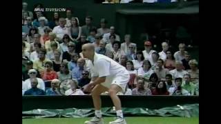 1999 Wimbledon Sampras vs Agassi [upl. by Jori]