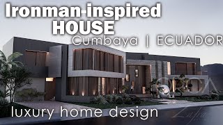 Ironmaninspired HOUSE in Cumbaya  Luxury Architecture  11800 sqft  ORCA  Zafra [upl. by Aikkan]