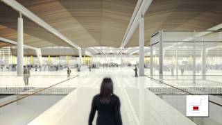 Bergen Lufthavn Flesland Ny terminal T3 [upl. by Cristoforo]